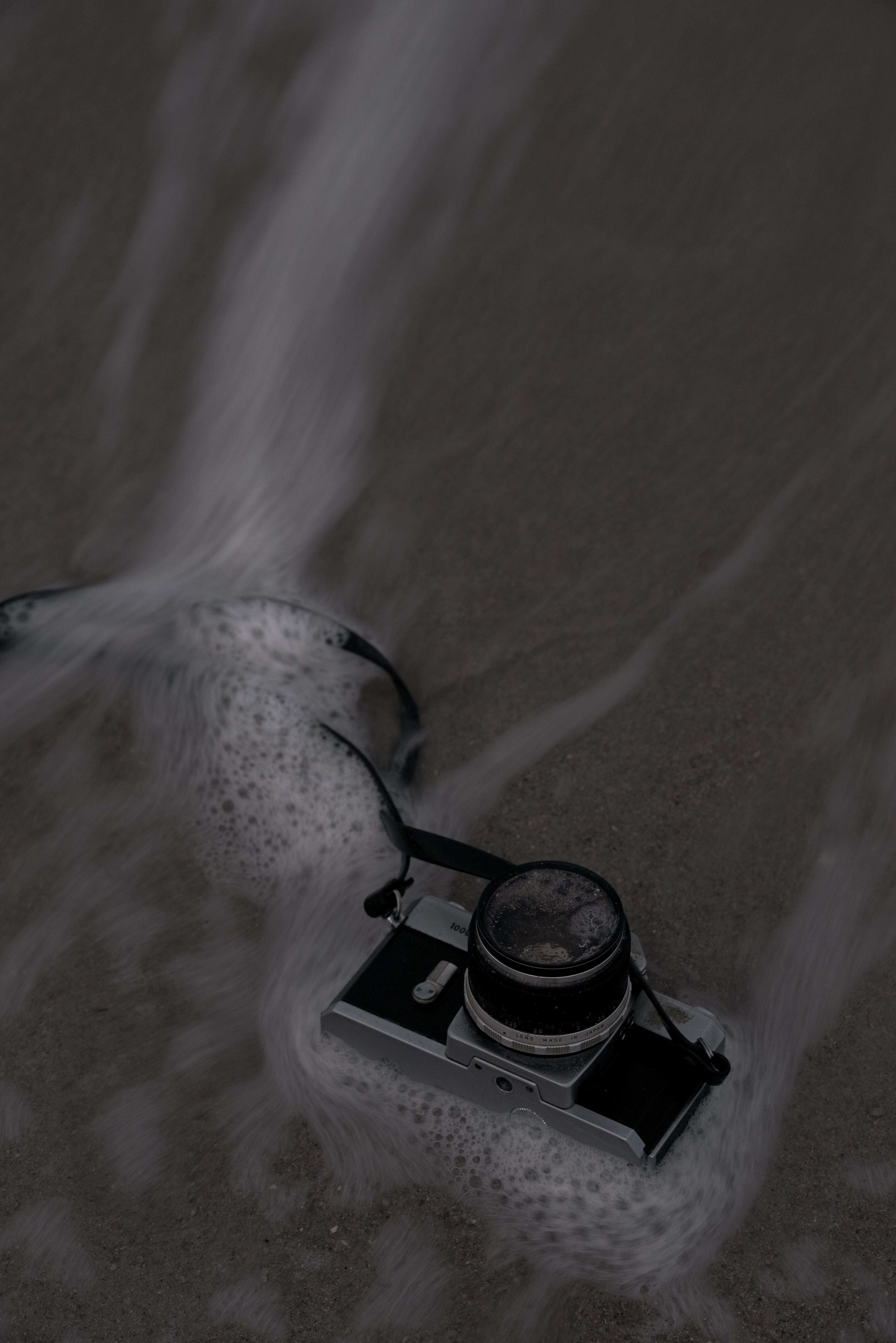 Photo of camera in water