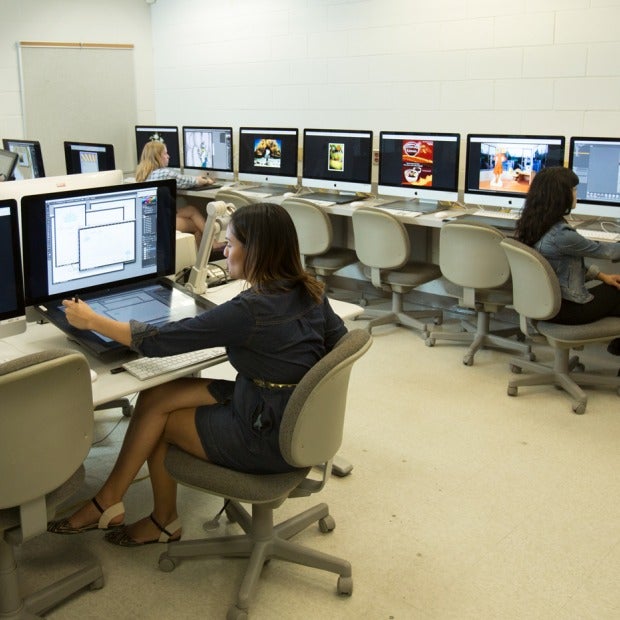 Graphic Design computer lab