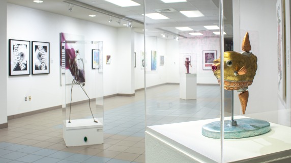 Exhibit of items from HCC Permanent Art Collection