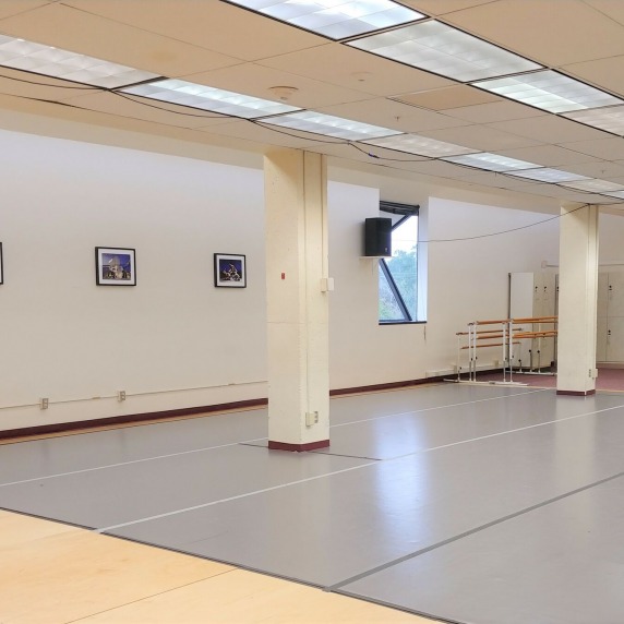 Open space to practice dance routines