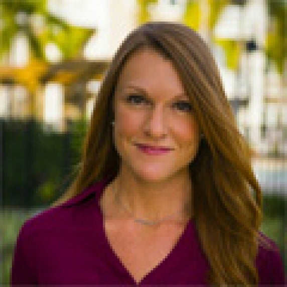 portrait image of center's staff member Ashley Sansotta