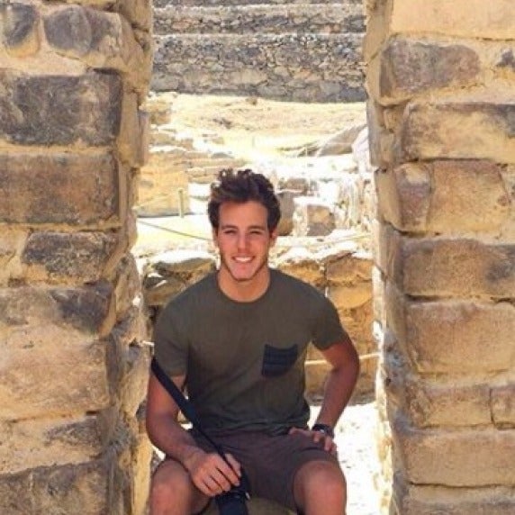 International student on study abroad trip.