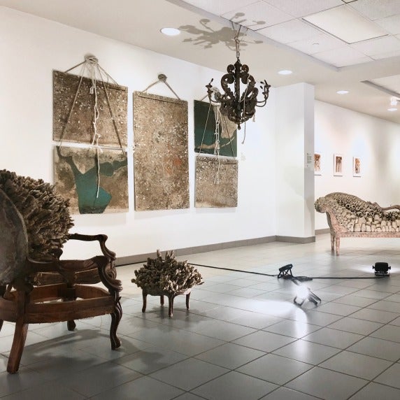 Installation of Tidewater Elegy exhibition