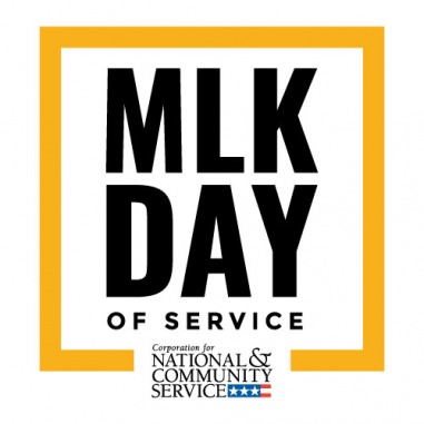 Corporation of National and Community Service MLK Day of Service logo