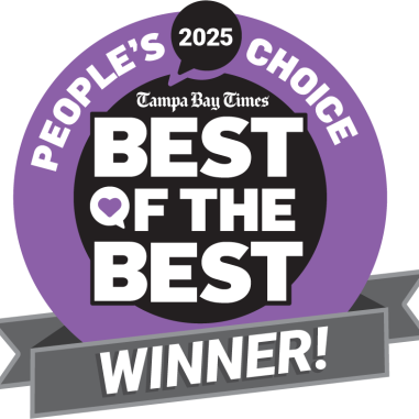 Tampa Bay Times Best of the Best 2025 Winner Badge 