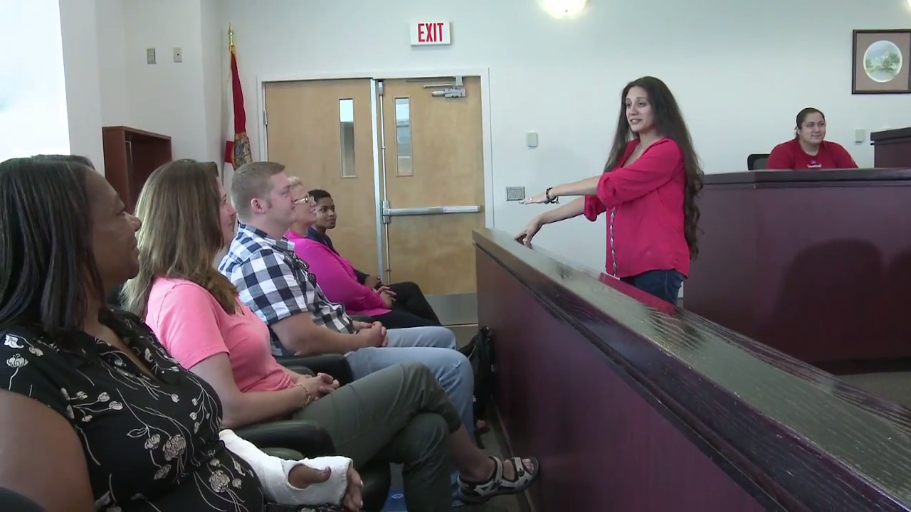 Paralegal students in classroom