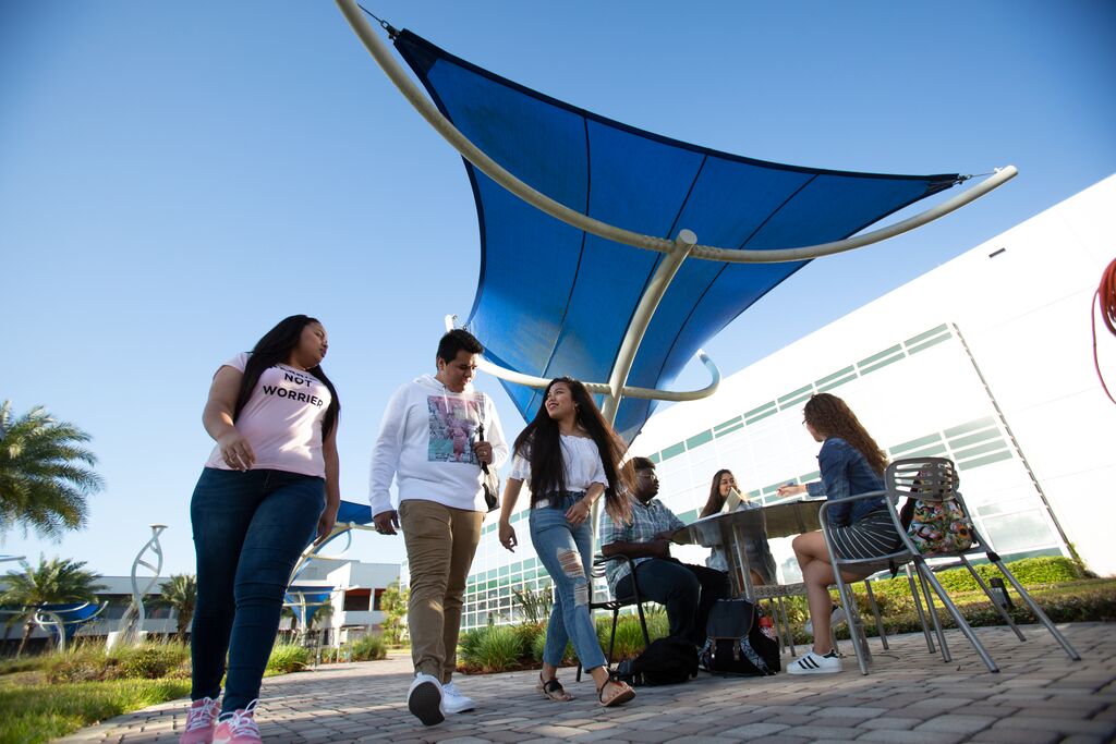 Students at Brandon Campus